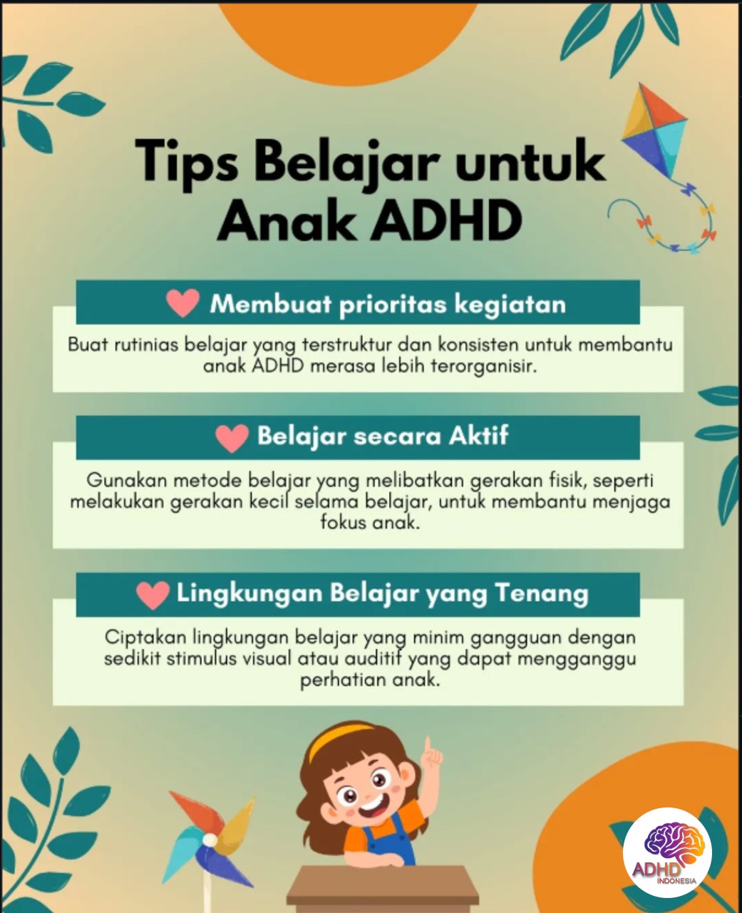 Strategi Belajar yang Cocok untuk Anak ADHD di Kota Prabumulih